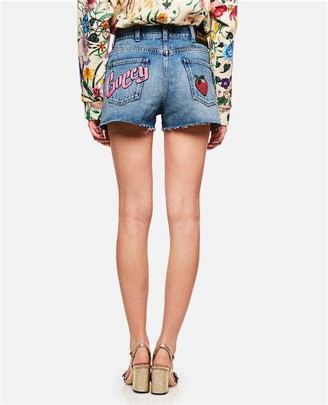 gucci ladies shorts|gucci denim shorts.